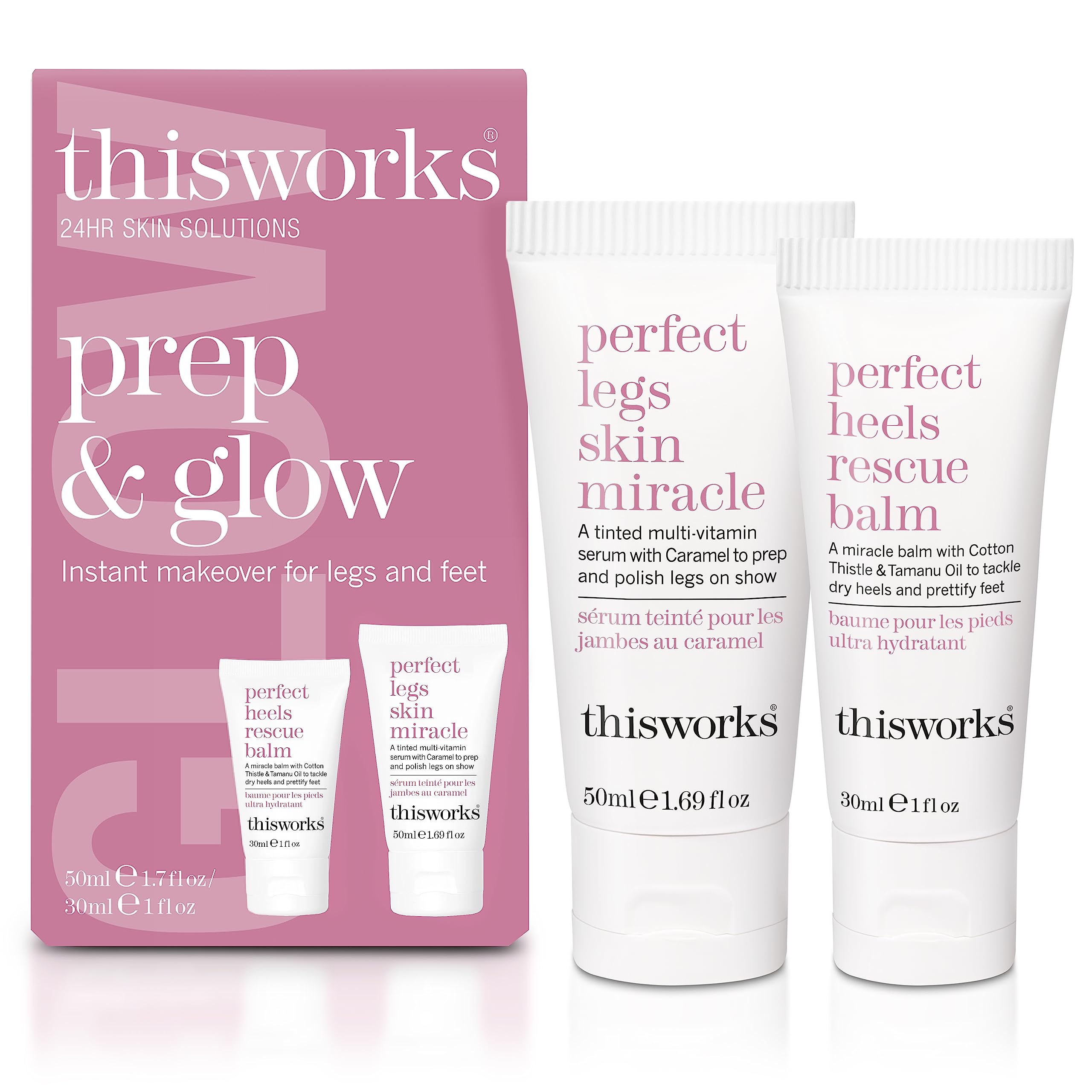 Foto 2 pulgar | Set De Regalo Thisworks Prep And Glow Perfect Legs & Heels - Venta Internacional.