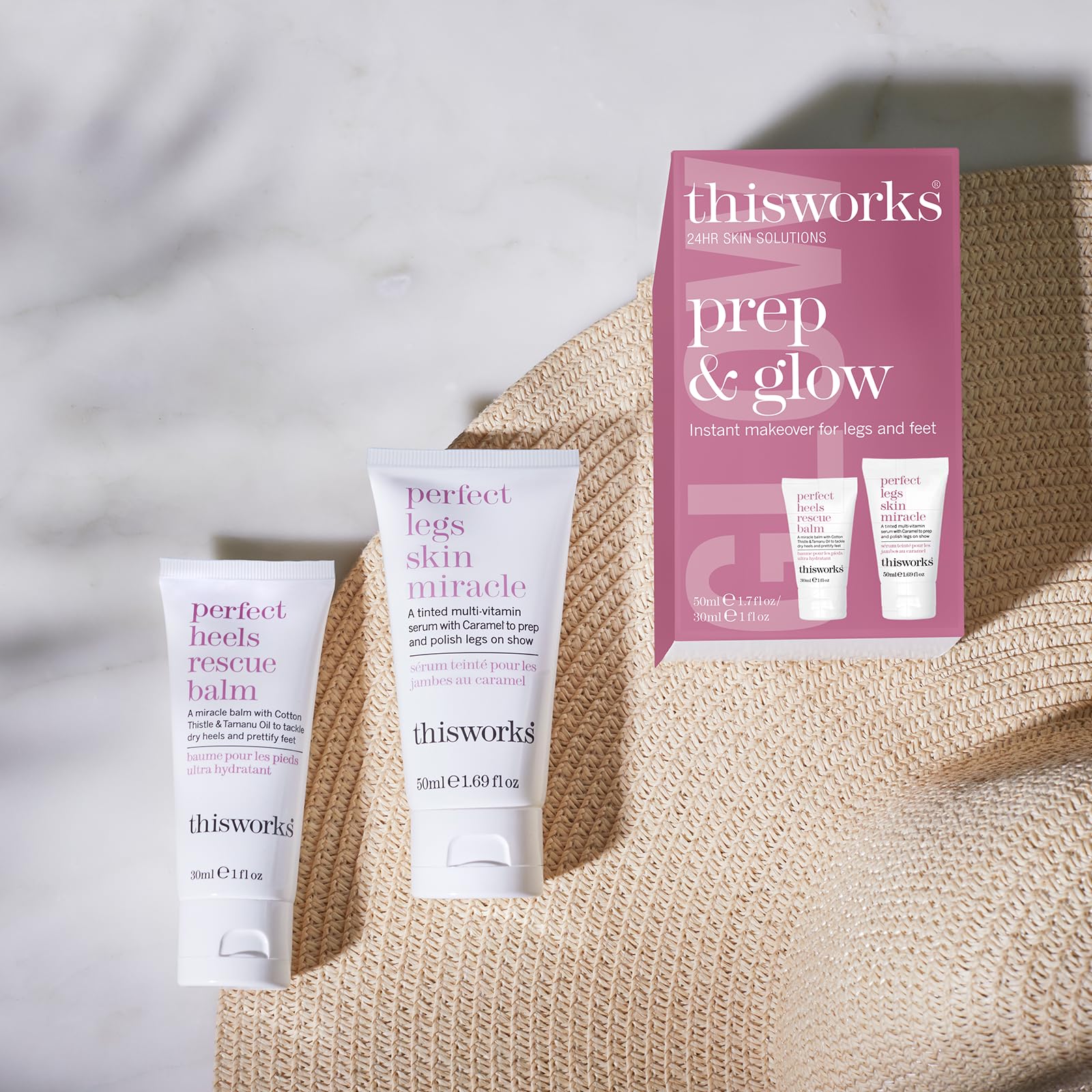 Foto 7 pulgar | Set De Regalo Thisworks Prep And Glow Perfect Legs & Heels - Venta Internacional.