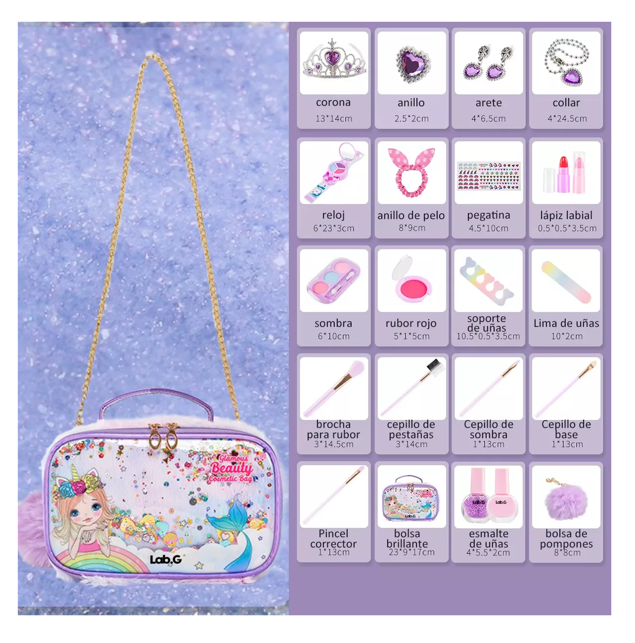 Foto 4 | Juego de Maquillaje Real para Niñas