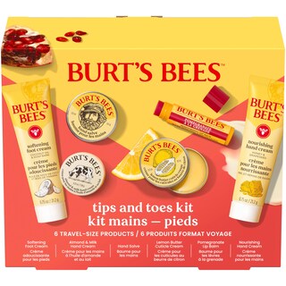 Foto 1 | Set de Regalo Burt's Bees para Puntas y Dedos de los Pies 6 Piezas - Venta Internacional