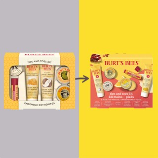 Foto 2 | Set de Regalo Burt's Bees para Puntas y Dedos de los Pies 6 Piezas - Venta Internacional