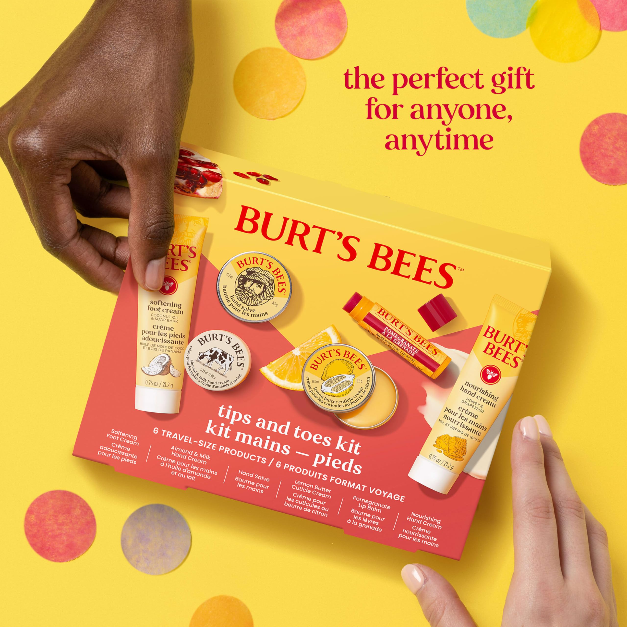 Foto 7 pulgar | Set de Regalo Burt's Bees para Puntas y Dedos de los Pies 6 Piezas - Venta Internacional