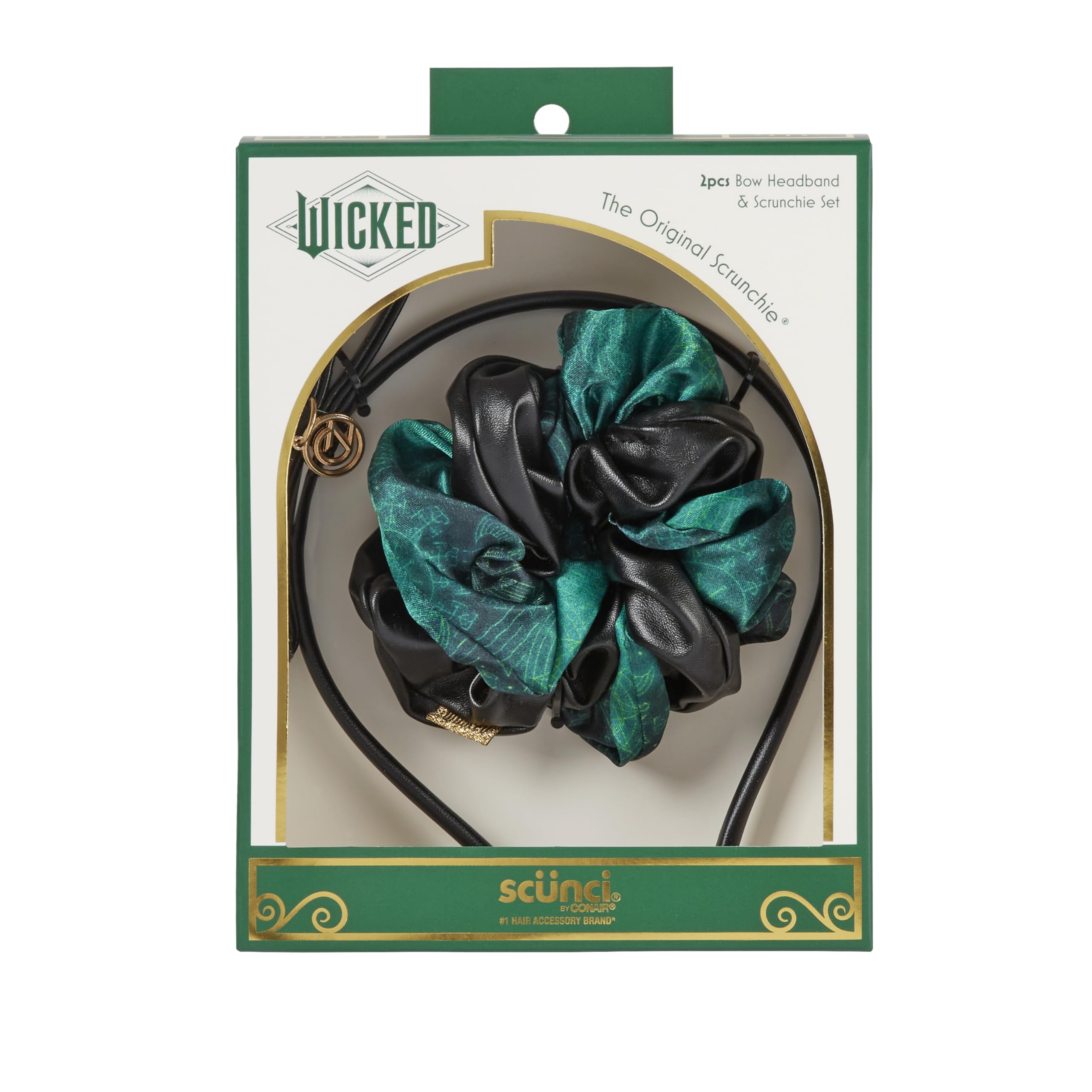 Set De Accesorios Para El Cabello Conair Wicked Bow, Diadema Y Coletero - Venta Internacional.