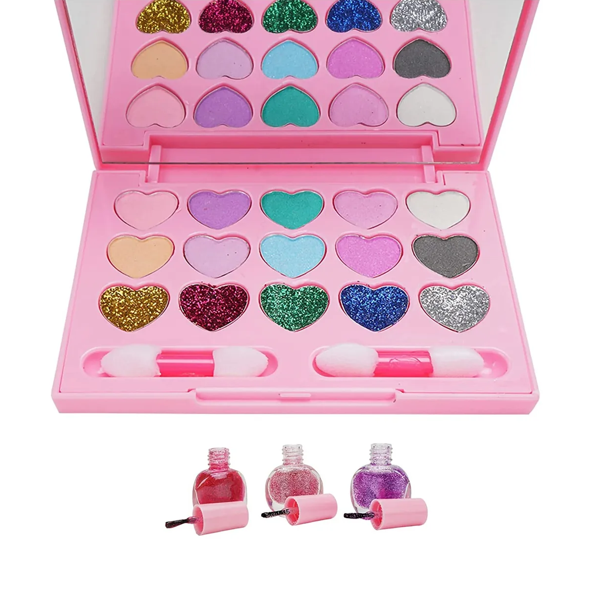 Foto 4 pulgar | Juego Bisuteria Maquillaje Lavable No Tóxico Para Niñas Lab.g Multicolor