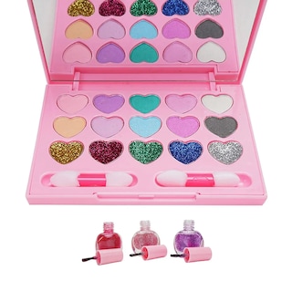 Foto 3 | Juego Bisuteria Maquillaje Lavable No Tóxico Para Niñas Lab.g Multicolor