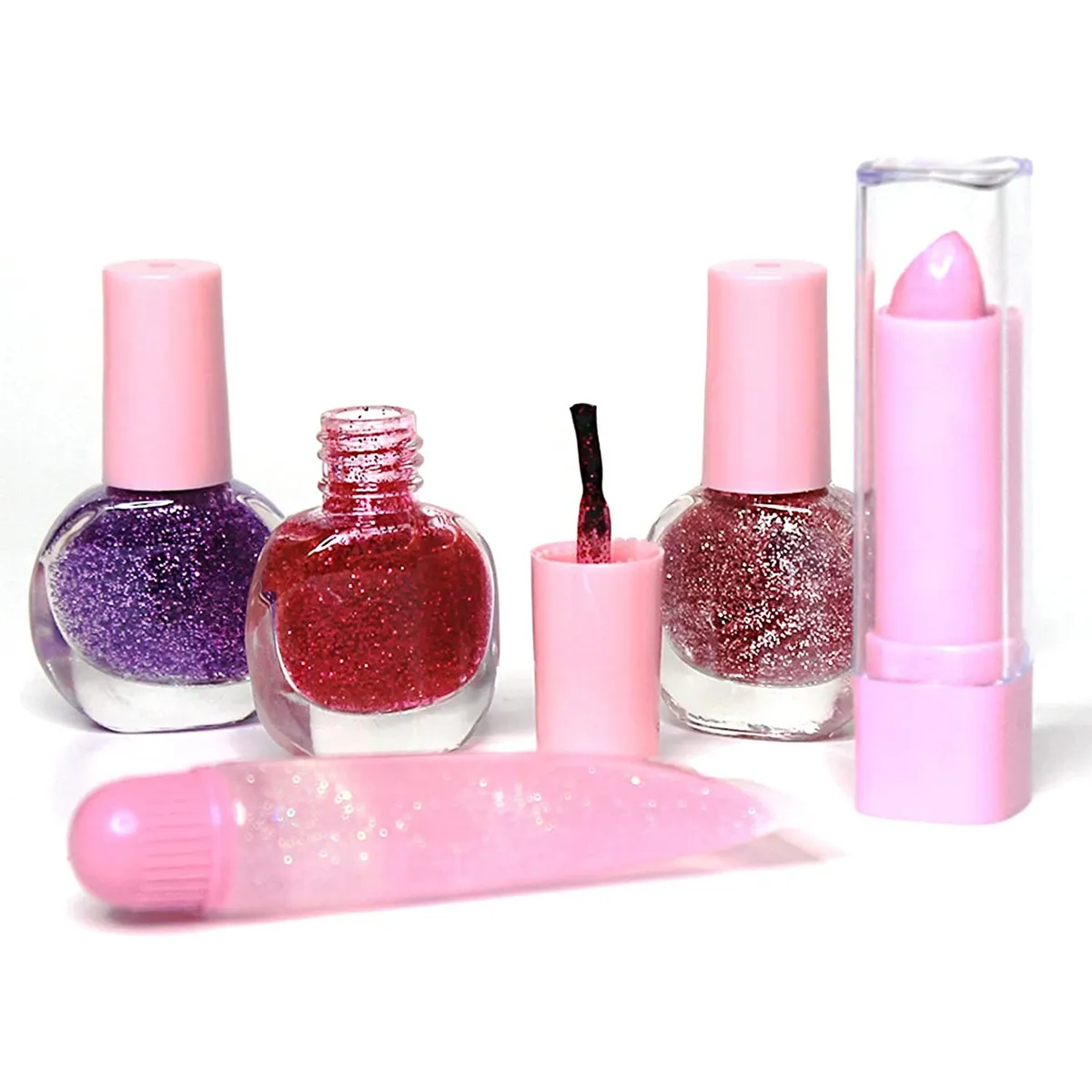 Foto 4 | Juego Bisuteria Maquillaje Lavable No Tóxico Para Niñas Lab.g Multicolor