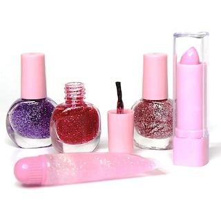 Foto 4 | Juego Bisuteria Maquillaje Lavable No Tóxico Para Niñas Lab.g Multicolor