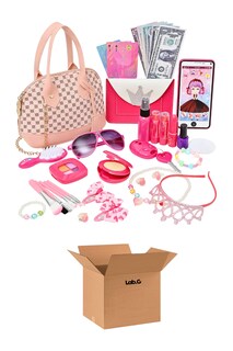 Foto 1 | Juguetes Princesas Maquillaje Niña Con Teléfono Y Billeteras Rosa