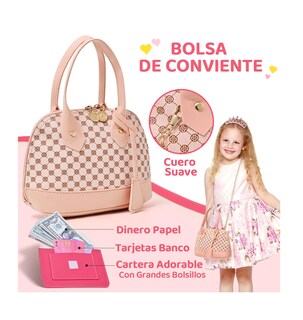 Foto 3 | Juguetes Princesas Maquillaje Niña Con Teléfono Y Billeteras Rosa