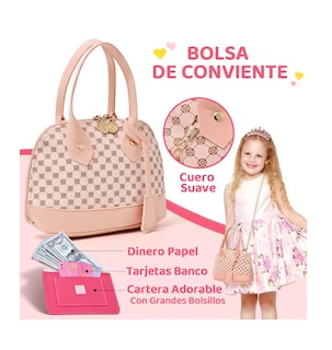 Foto 3 | Juguetes Princesas Maquillaje Niña Con Teléfono Y Billeteras Rosa