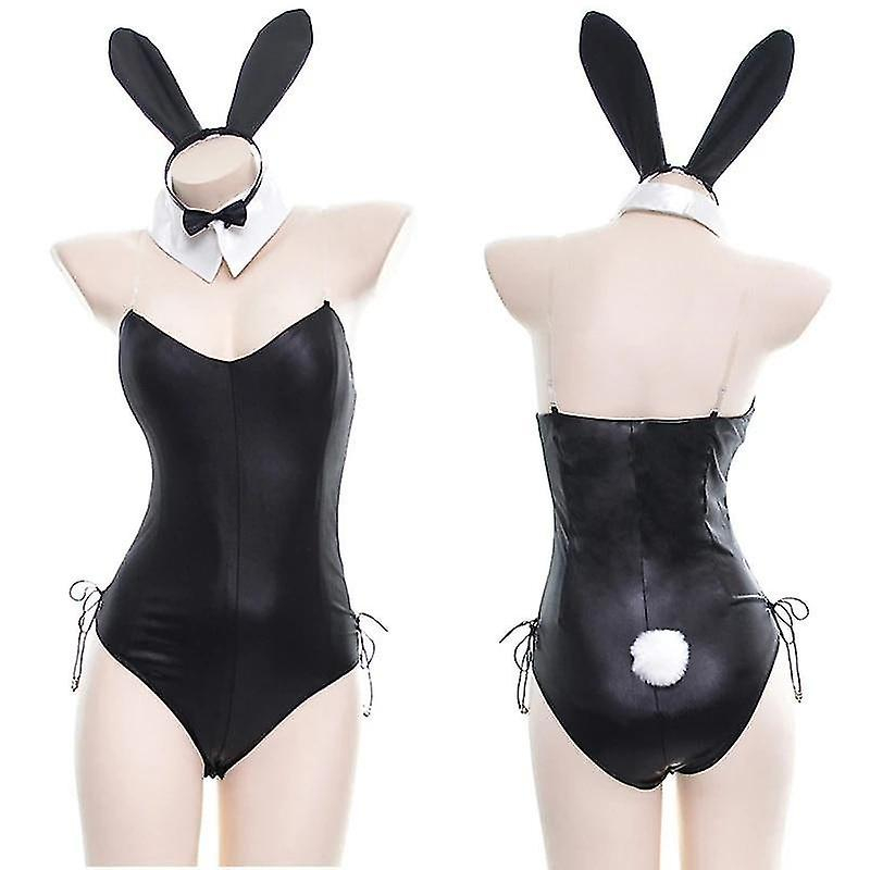 Foto 2 pulgar | Set De Anteojos De Piel Sintética Sexy Y Linda Conejita Para Mujer - Venta Internacional.