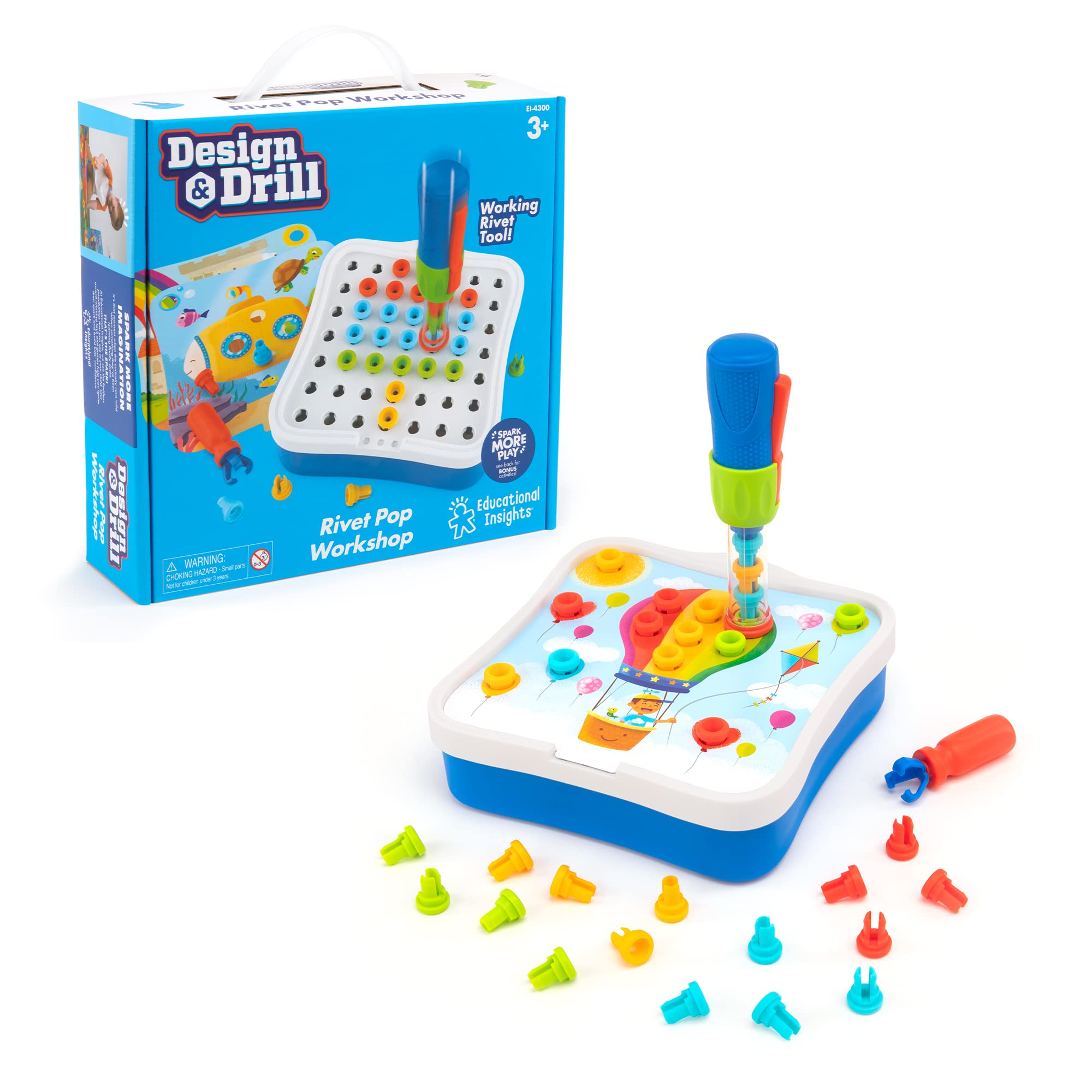 Venta Internacional - Toy Workshop Educational Insights Design & Drill Rivet Pop 5