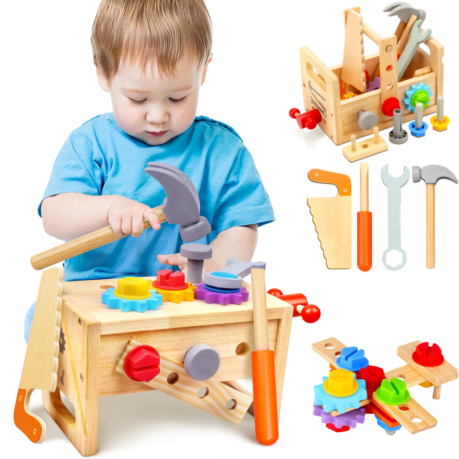 Venta Internacional - Juego de Herramientas de Madera para Niños