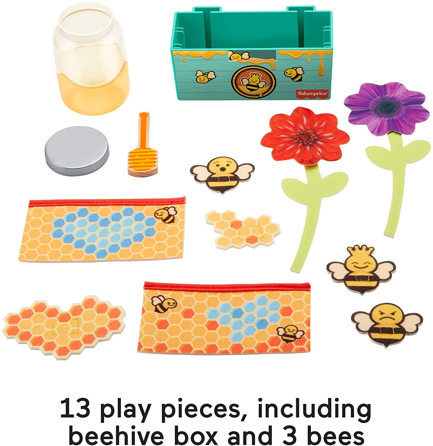 Foto 6 pulgar | Set Pretend Play Fisher-price Backyard Bekeeper, 13 Piezas - Venta Internacional.