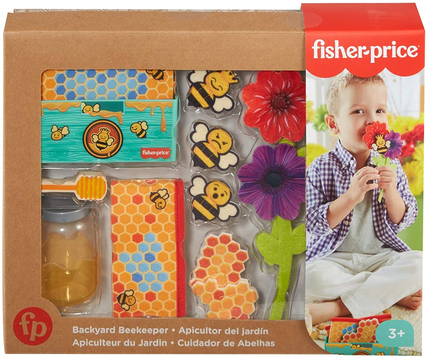 Foto 7 pulgar | Set Pretend Play Fisher-price Backyard Bekeeper, 13 Piezas - Venta Internacional.