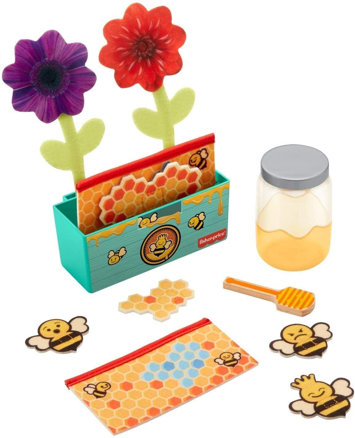 Foto 8 pulgar | Set Pretend Play Fisher-price Backyard Bekeeper, 13 Piezas - Venta Internacional.
