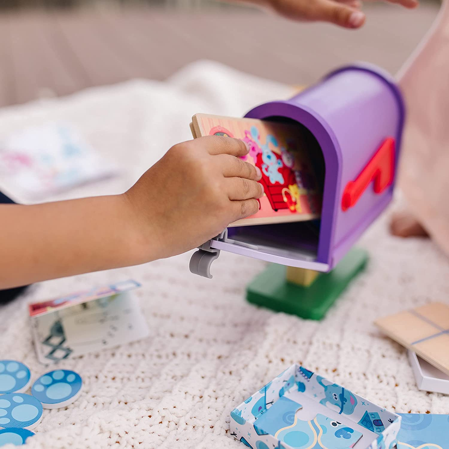 Foto 3 | Set de Juego de Correo Melissa y Doug con Buzón de Madera Personalizable - Venta Internacional