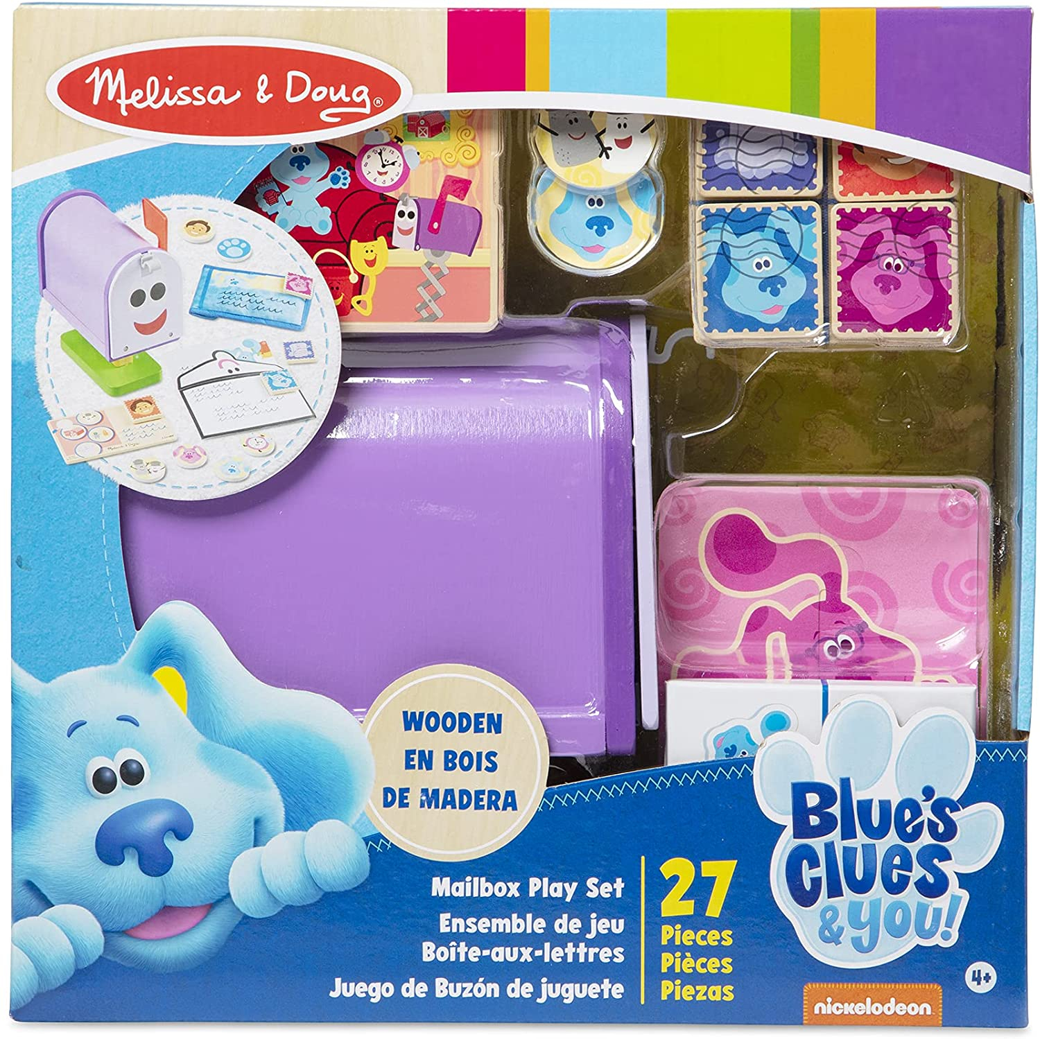 Foto 6 | Set de Juego de Correo Melissa y Doug con Buzón de Madera Personalizable - Venta Internacional