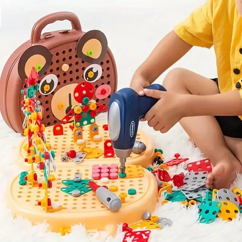 Foto 2 pulgar | Caja de Herramientas de Juguete Keolaa Magic Montessori Play con Taladro Eléctrico - Venta Internacional