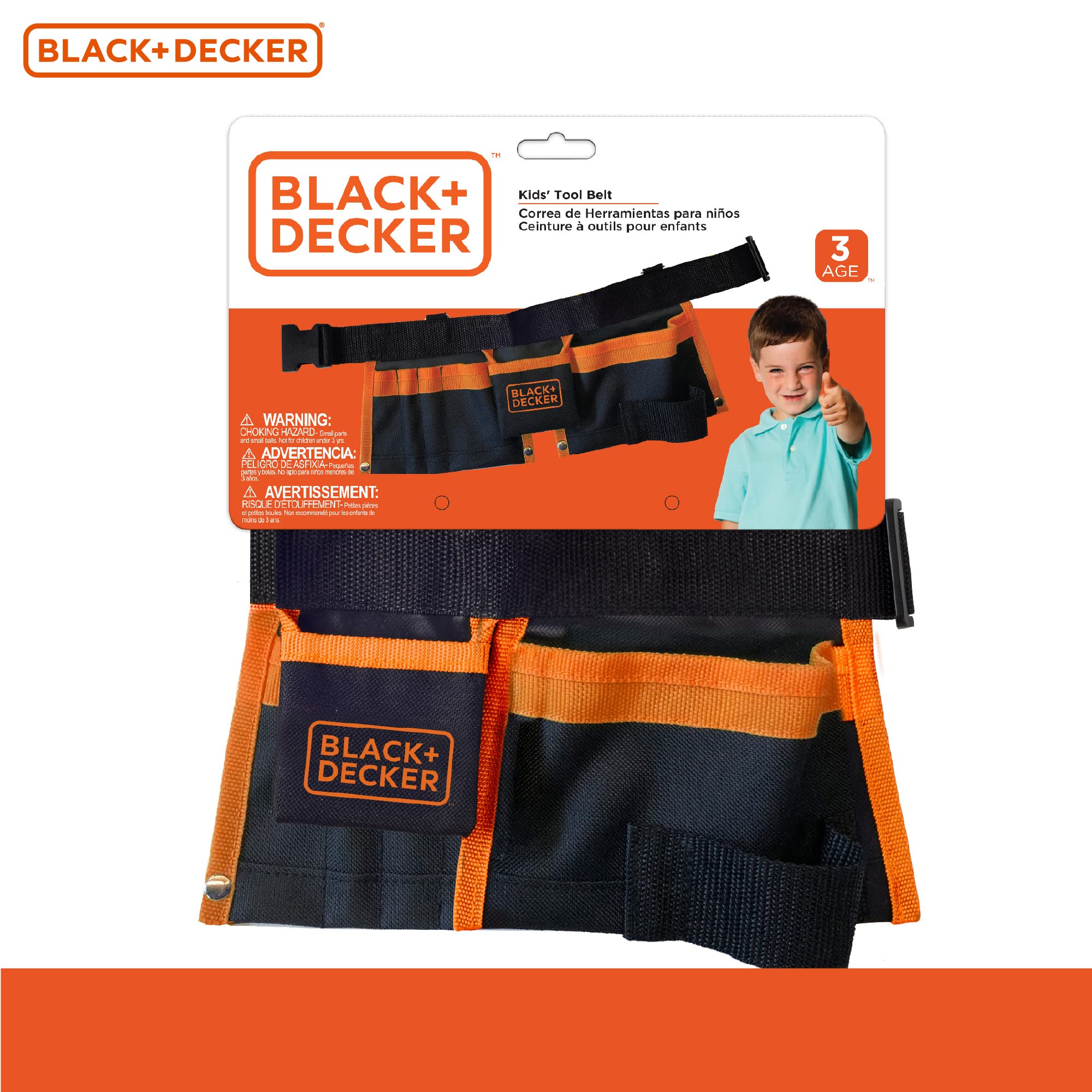 Foto 4 pulgar | Cinturón De Herramientas Black & Decker Para Niños Con Correa Ajustable Para Juegos De Simulación - Venta Internacion