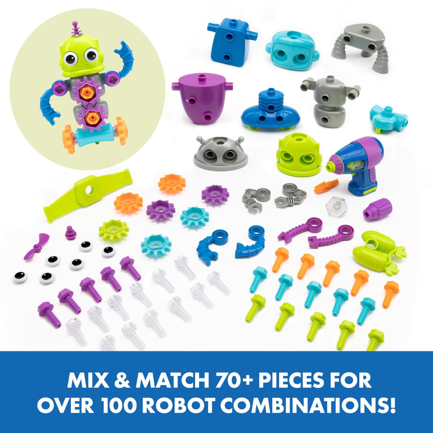 Foto 4 pulgar | Robot De Diseño Y Perforación Take Apart Toy Educational Insights - Venta Internacional.