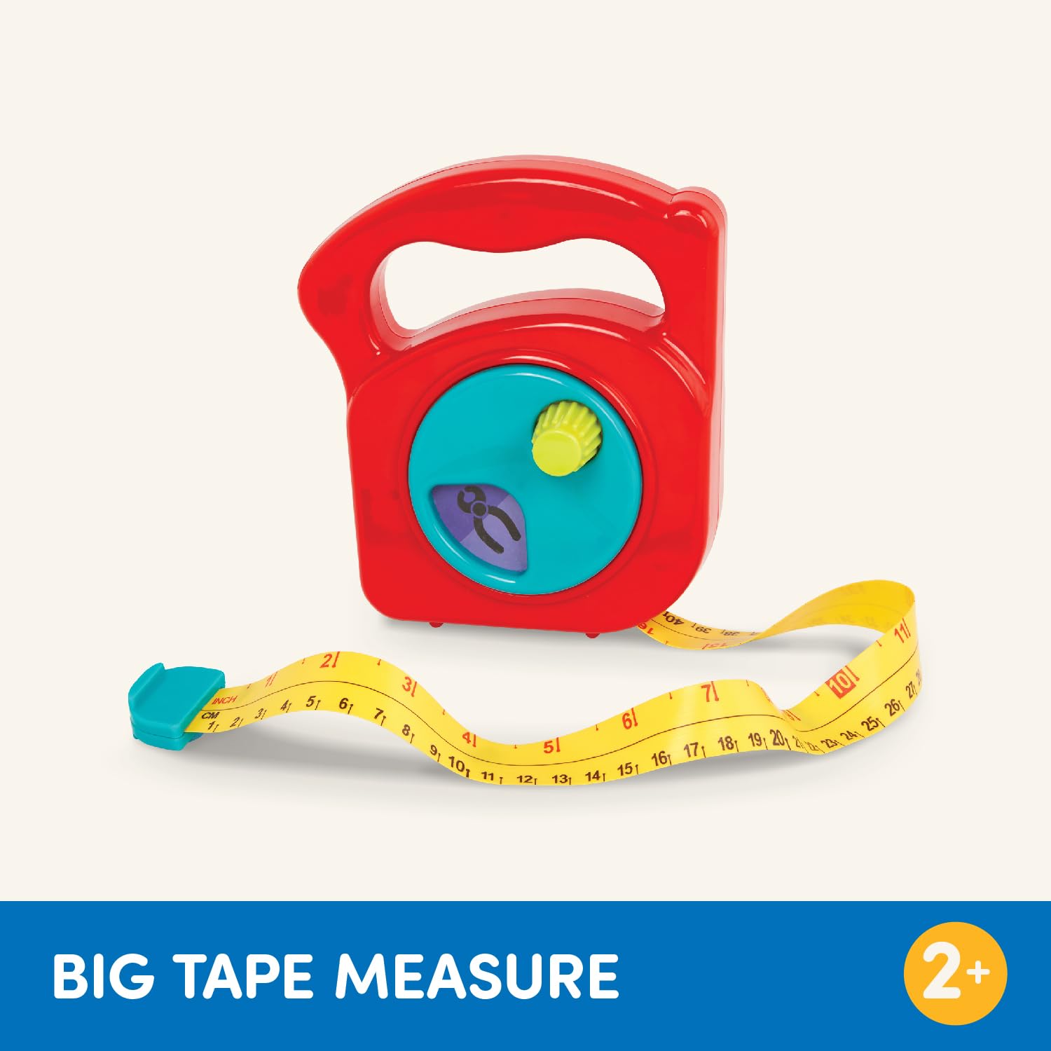 Foto 6 | Cinta Métrica De Juguete Battat Working Reel Con Mango Fácil De Sujetar - Venta Internacional.