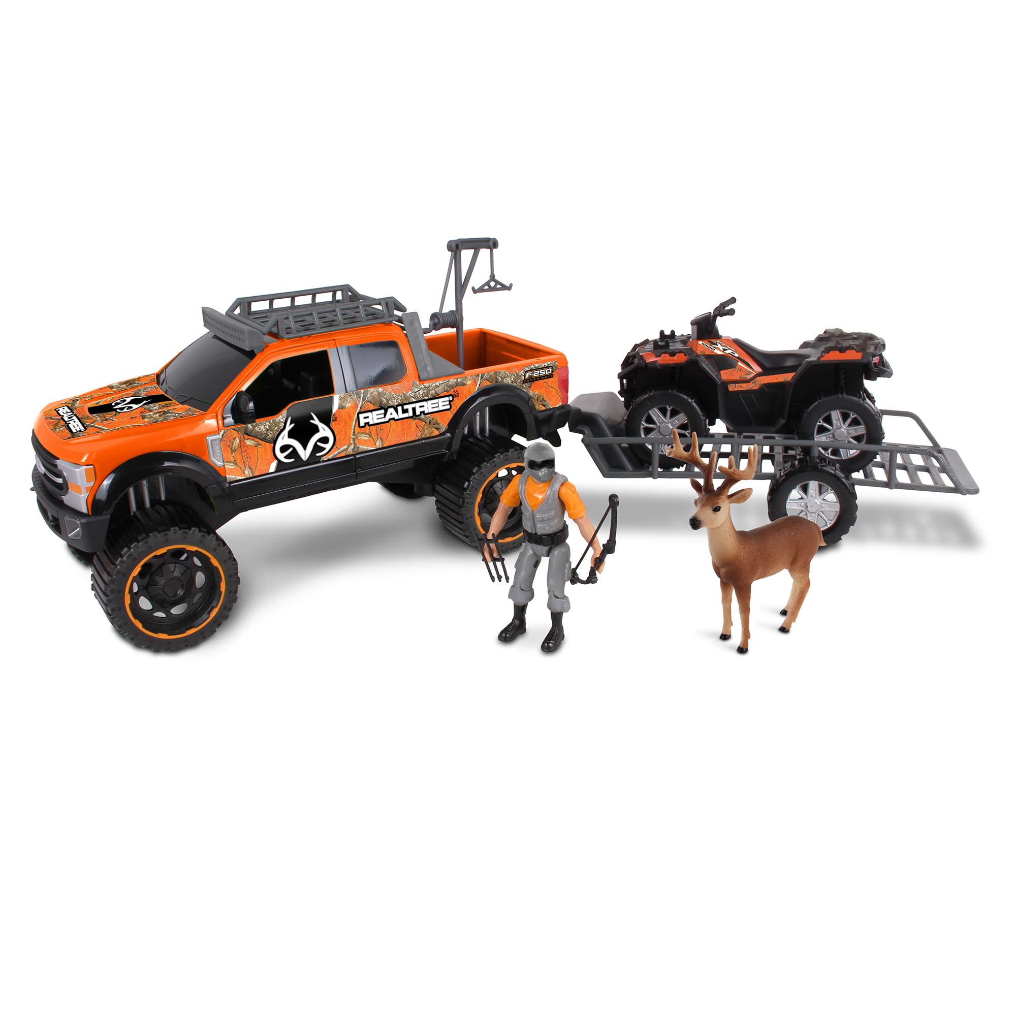 Foto 2 pulgar | Playset Nkok Realtree A Escala 1/18 Con Ford F-250 Super Duty - Venta Internacional.