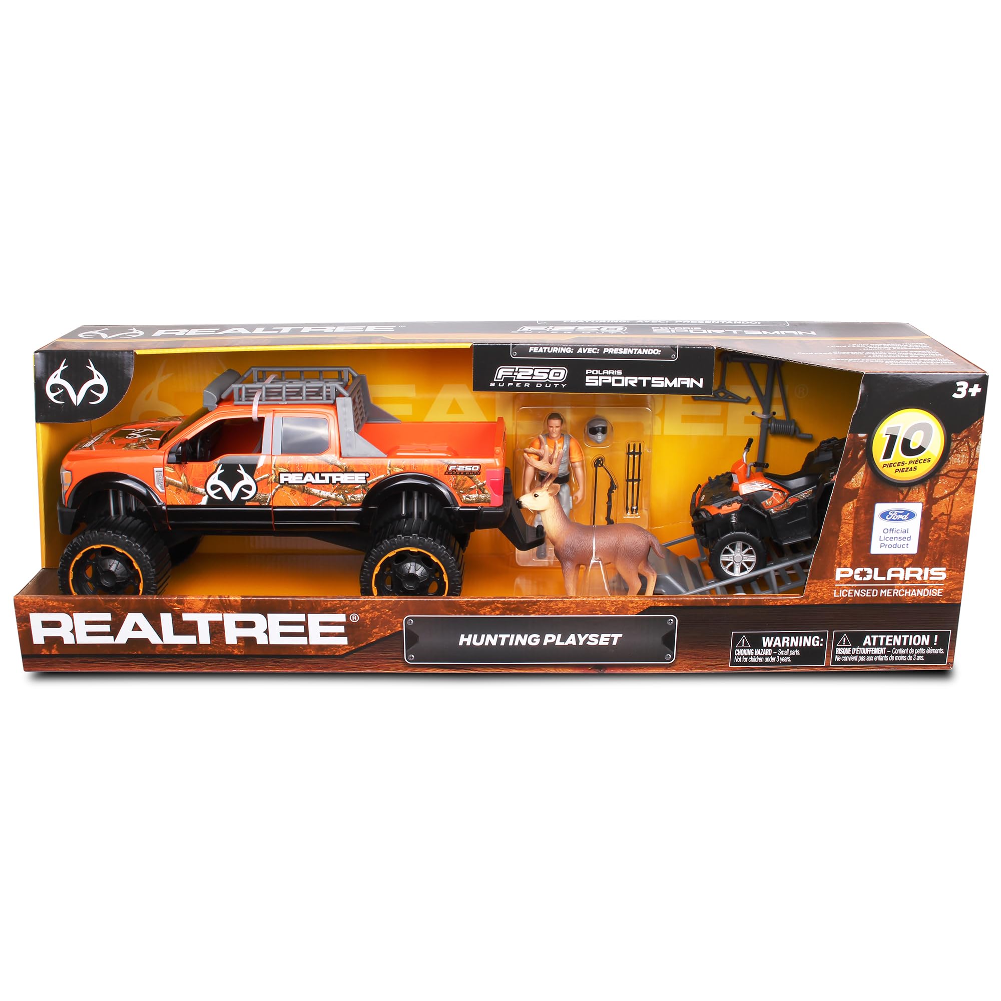 Foto 3 pulgar | Playset Nkok Realtree A Escala 1/18 Con Ford F-250 Super Duty - Venta Internacional.