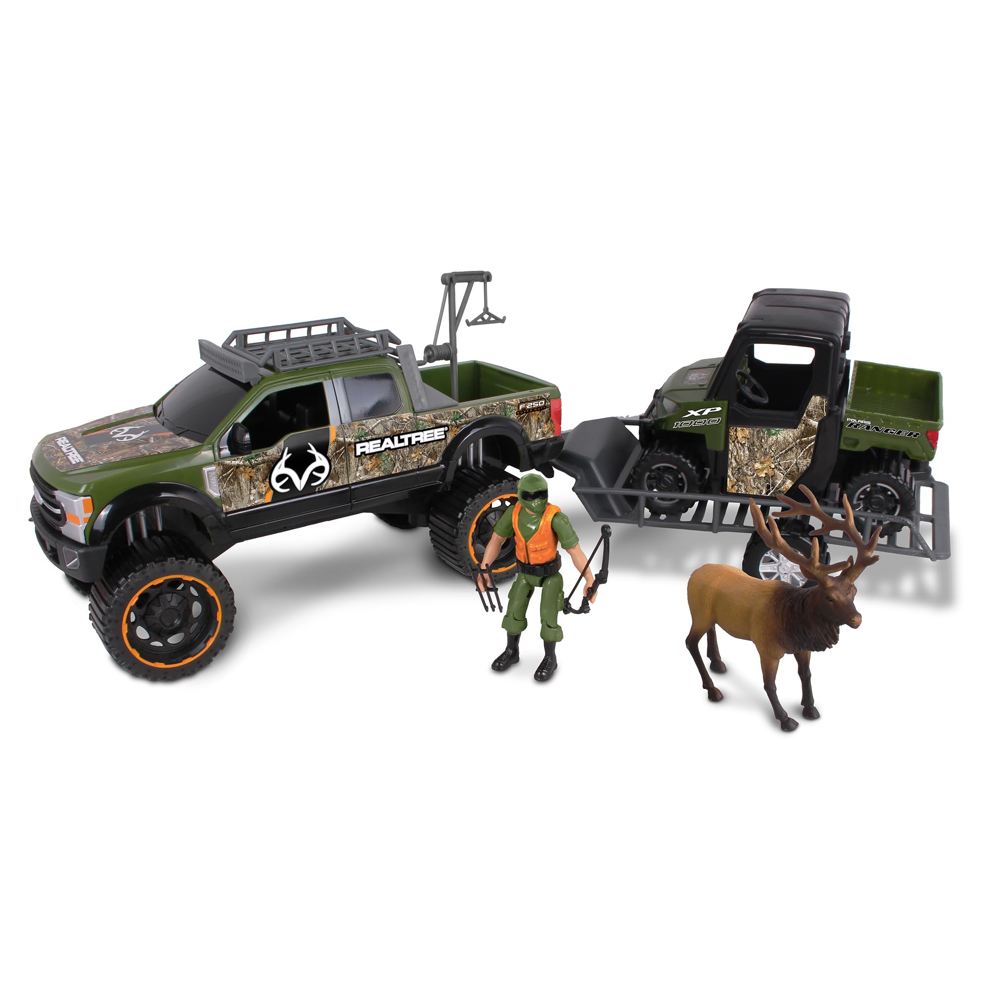Foto 2 pulgar | Playset Nkok Realtree A Escala 1/18 Con Ford F-250 Y Polaris - Venta Internacional.