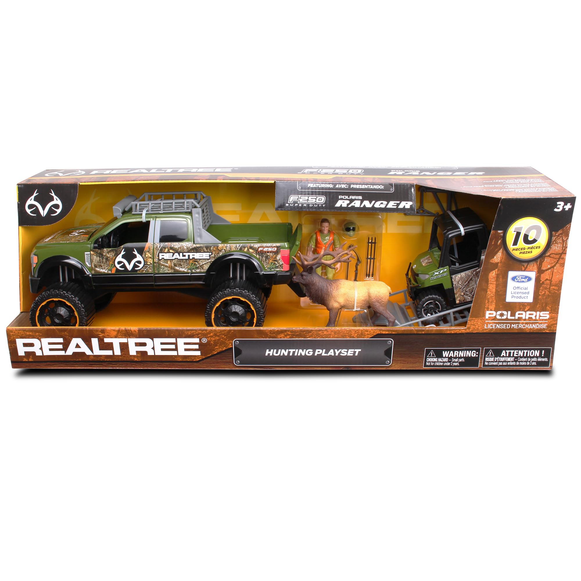 Foto 2 | Playset Nkok Realtree A Escala 1/18 Con Ford F-250 Y Polaris - Venta Internacional.