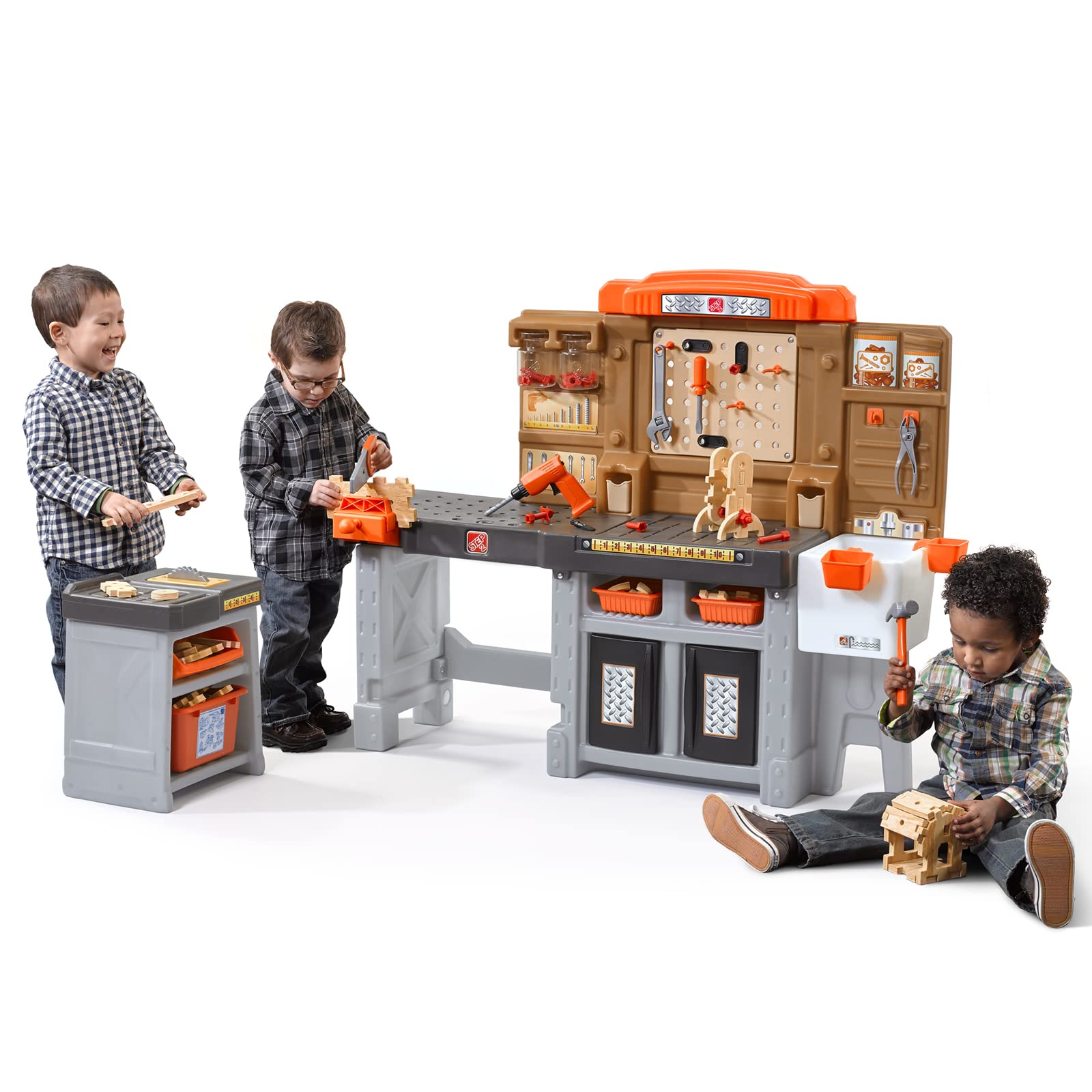 Set De Juego Step2 Pro Play Kids Workshop Con 75 Accesorios De Juguete - Venta Internacional.