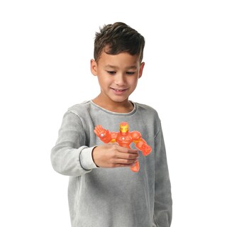 Foto 2 | Figura De Acción Heroes Of Goo Jit Zu Glow Surge Iron Man - Venta Internacional.