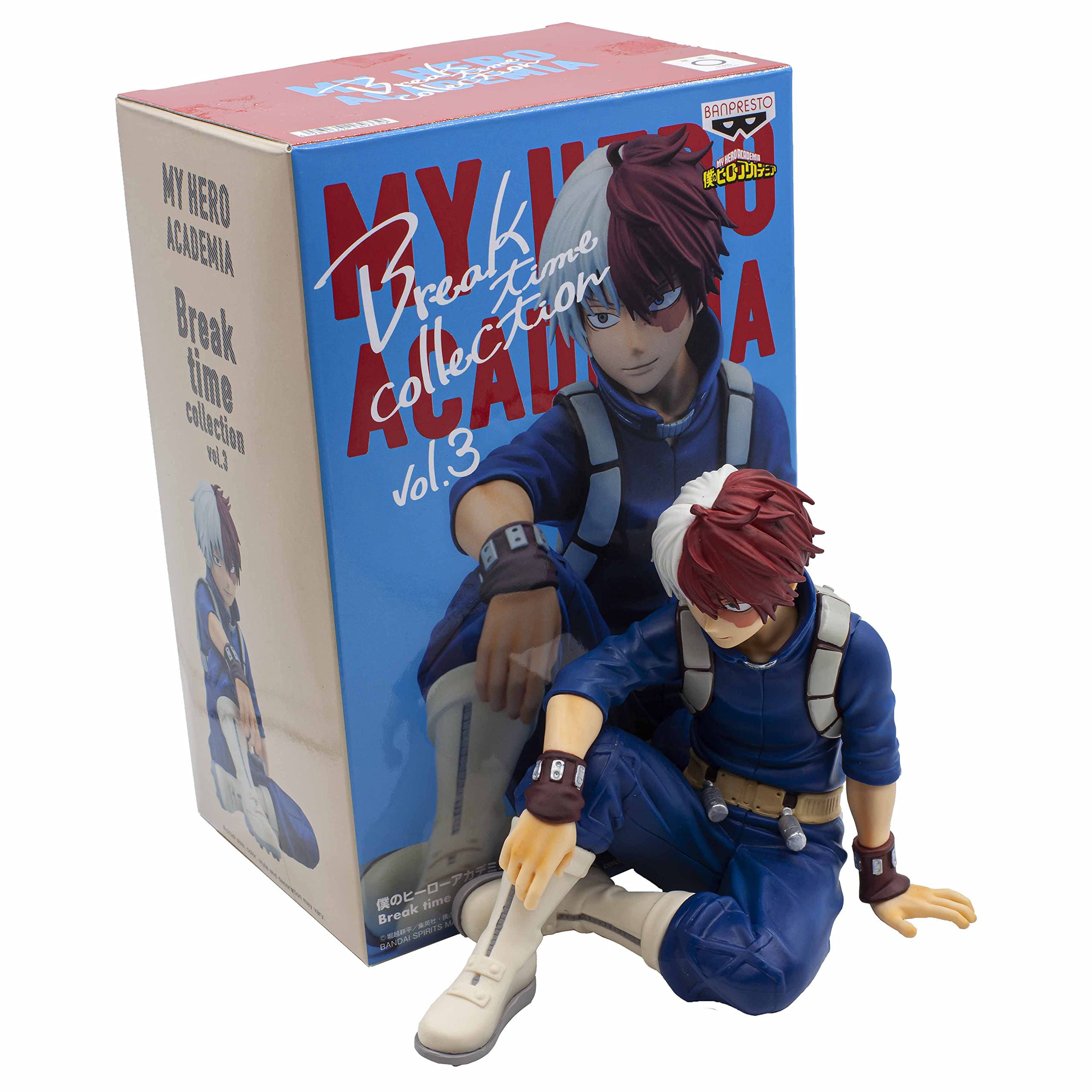 Foto 3 pulgar | Figura Banpresto My Hero Academia Break Time Todoroki Shoto - Venta Internacional.