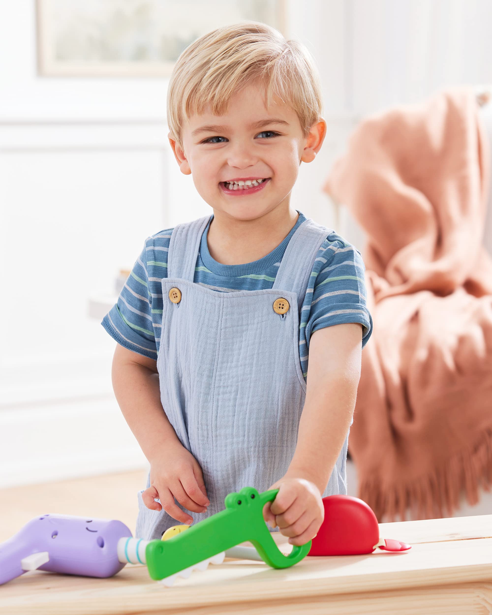 Foto 3 pulgar | Juego De Herramientas De Juguete Skip Hop Zoo Crew De 4 Piezas Para Niños Pequeños De 2 Años - Venta Internacional.