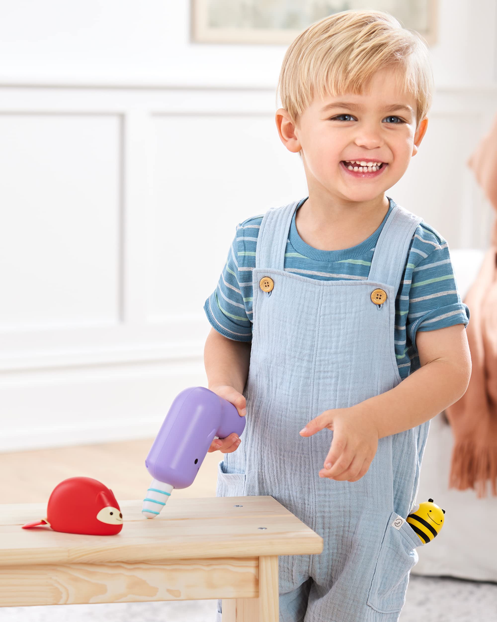 Foto 7 pulgar | Juego De Herramientas De Juguete Skip Hop Zoo Crew De 4 Piezas Para Niños Pequeños De 2 Años - Venta Internacional.