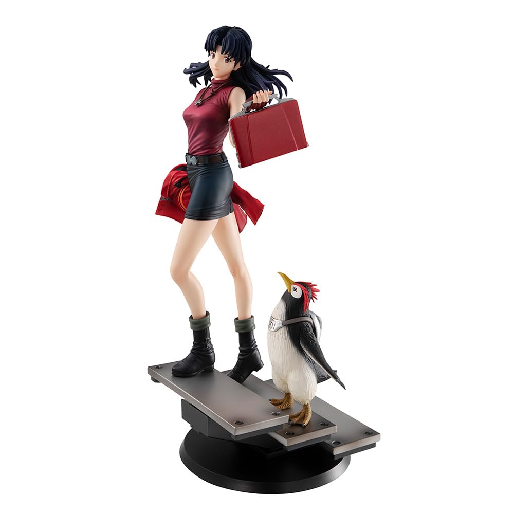 Foto 2 pulgar | Figura: Reconstrucción De La Serie Megahouse Gals De Evangelion Misato Katsuragi Y Pen Pen - Venta Internacional.