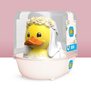 Foto 3 | Figura Coleccionable De Vinilo Con Forma De Pato De Goma Tubbz Bride Edition - Venta Internacional.