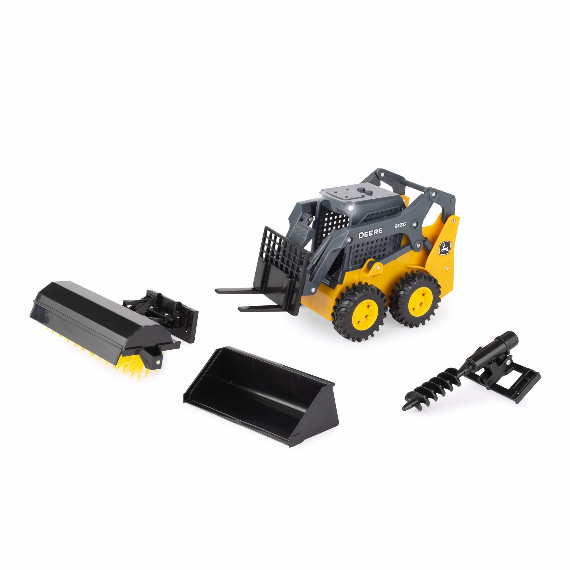 Set De Juguetes John Deere Big Farm 318g Skid Steer 1:16 A Escala 3+ - Venta Internacional.