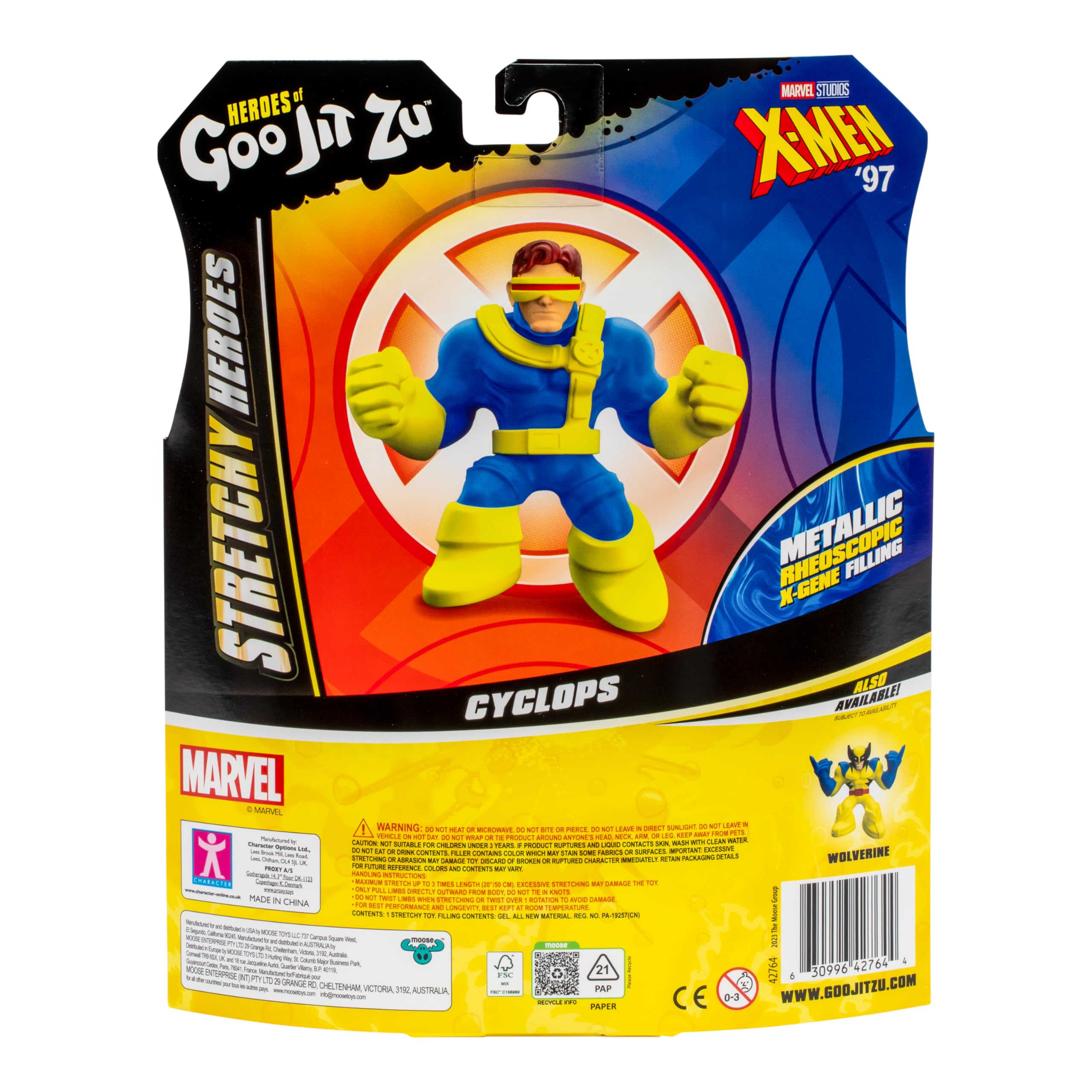 Foto 3 pulgar | Figura De Acción Heroes Of Goo Jit Zu Marvel Studios X-men '97 Cyclops - Venta Internacional.