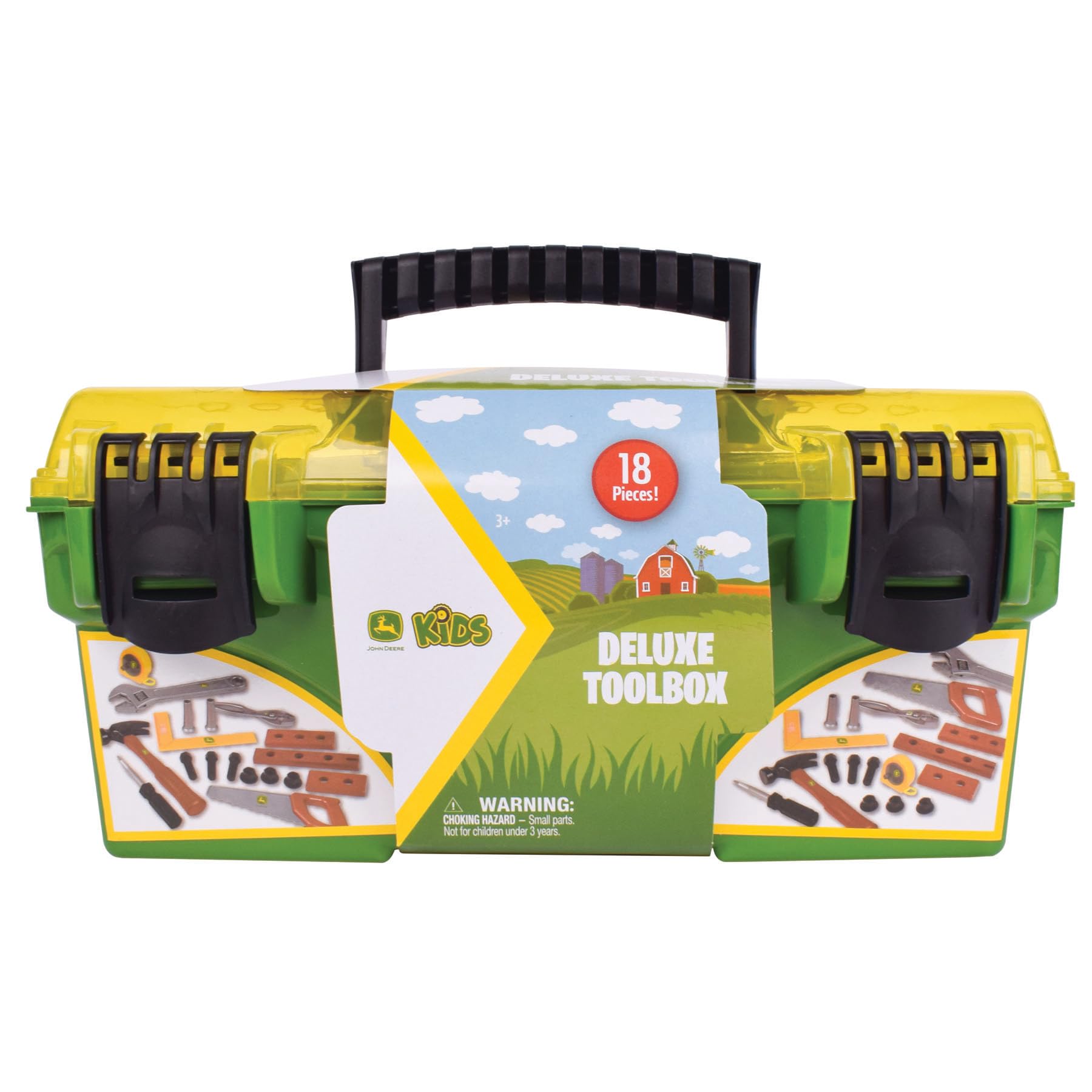 Foto 7 pulgar | Caja De Herramientas Construction Playset John Deere Deluxe, 18 Piezas - Venta Internacional.