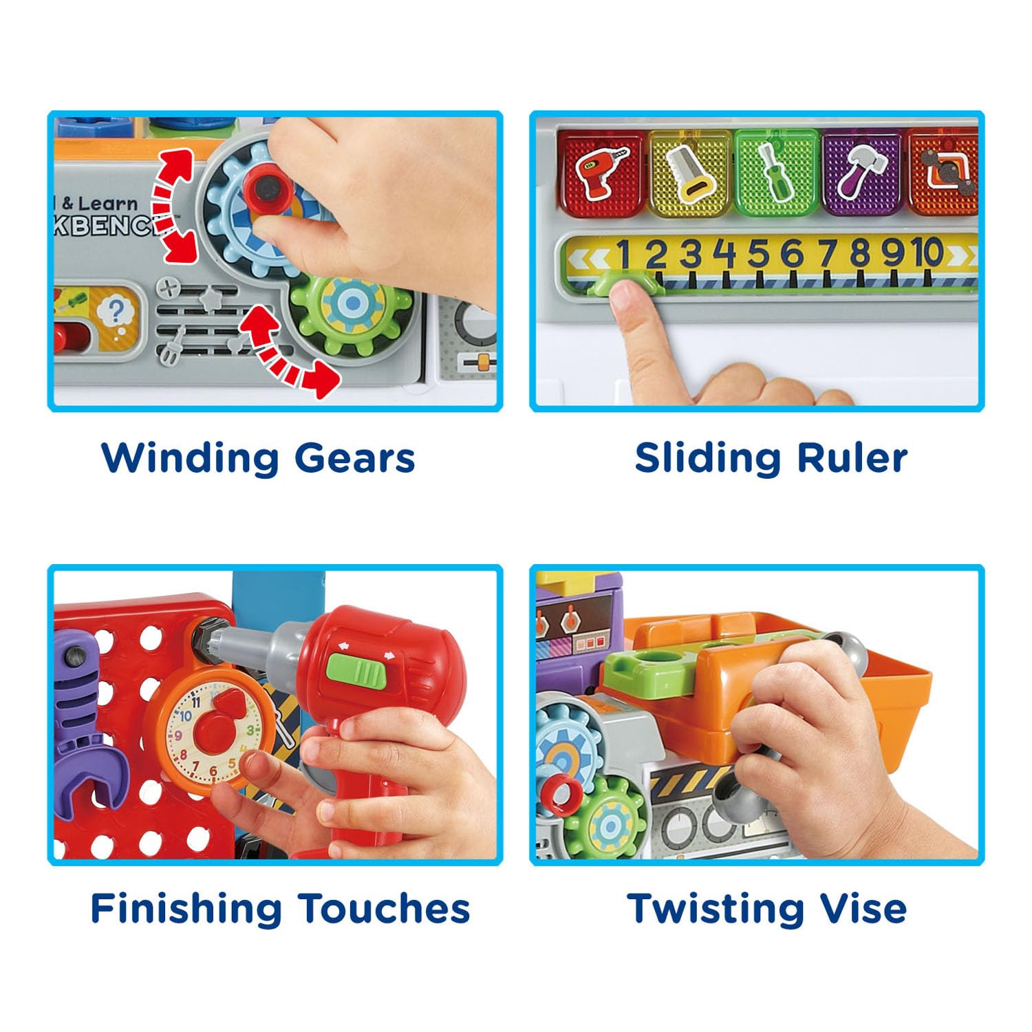Foto 6 pulgar | Workbench Vtech Drill And Learn para Niños De Más De 3 Años Con Herramientas - Venta Internacional