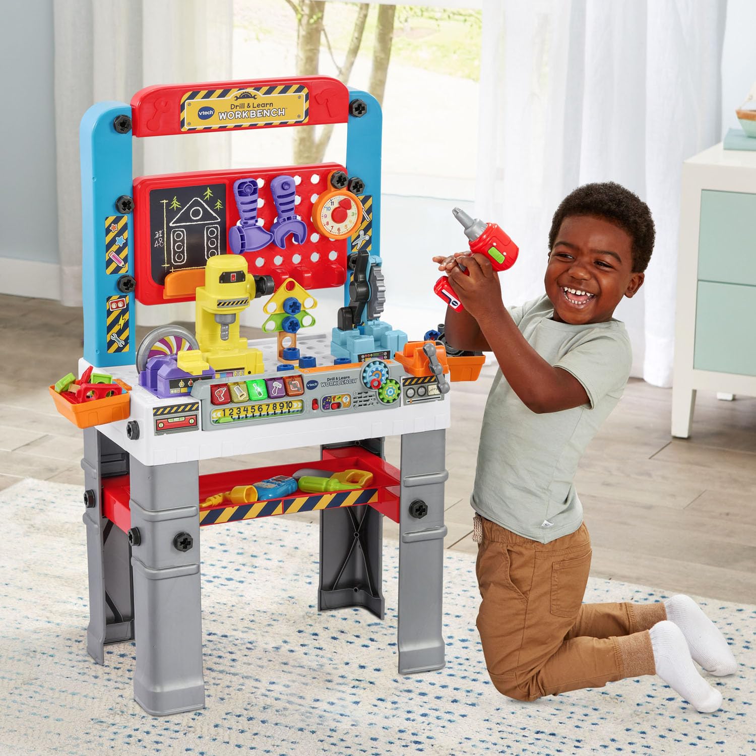 Foto 8 pulgar | Workbench Vtech Drill And Learn para Niños De Más De 3 Años Con Herramientas - Venta Internacional