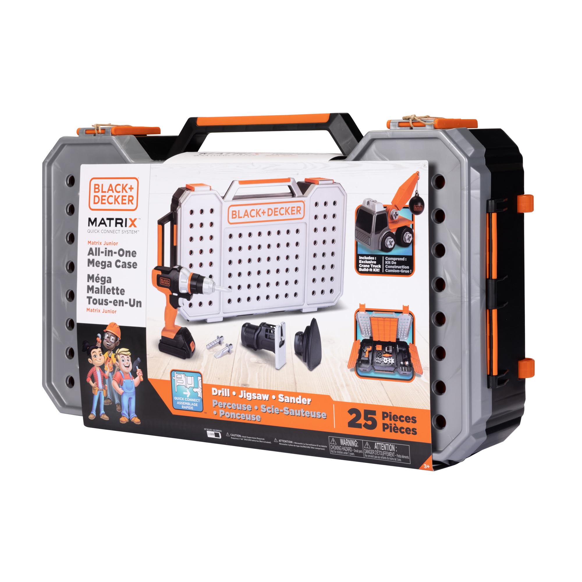 Foto 7 pulgar | Juego De Herramientas Black+decker Kids, Todo En Uno, Mega Case Workshop - Venta Internacional.