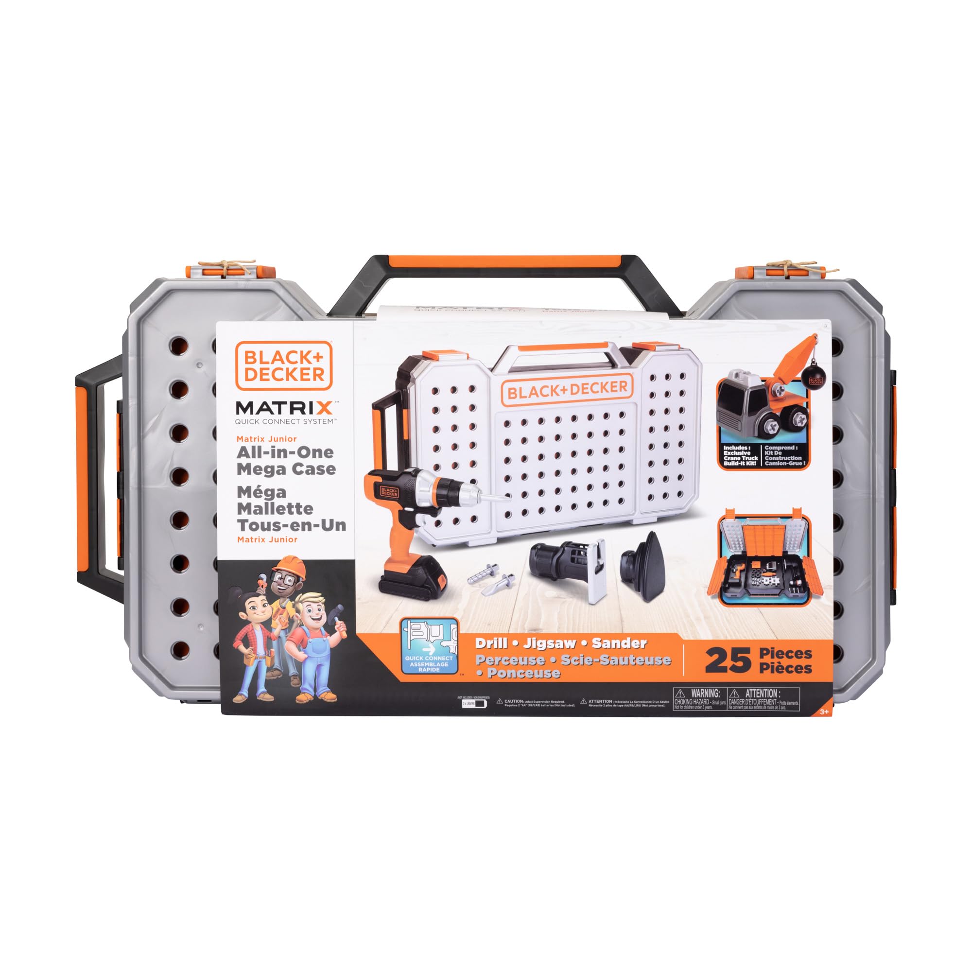 Foto 8 pulgar | Juego De Herramientas Black+decker Kids, Todo En Uno, Mega Case Workshop - Venta Internacional.