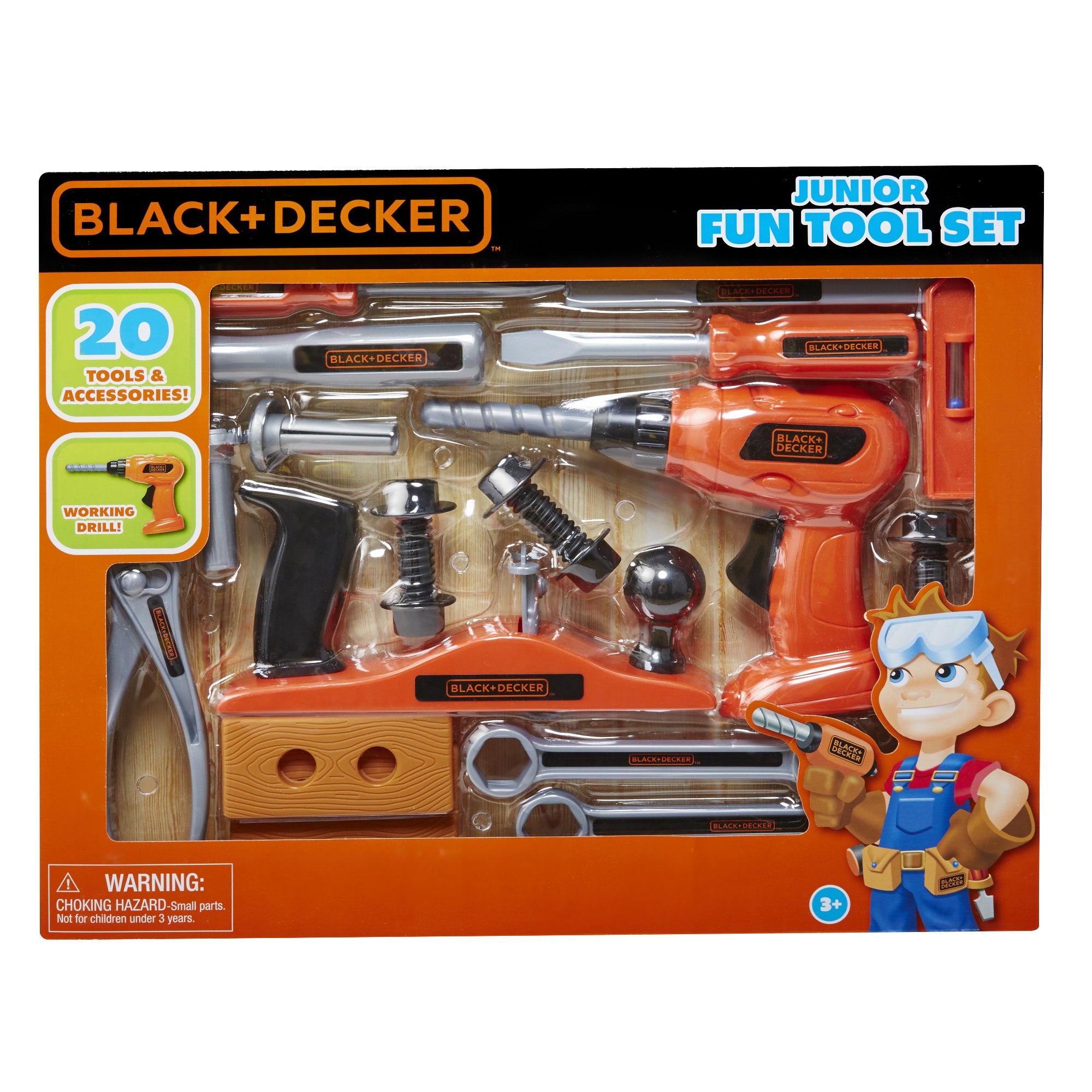 Foto 3 pulgar | Juego De Herramientas Black+decker Jr. Diversión Con Taladro Para Niños - Venta Internacional.