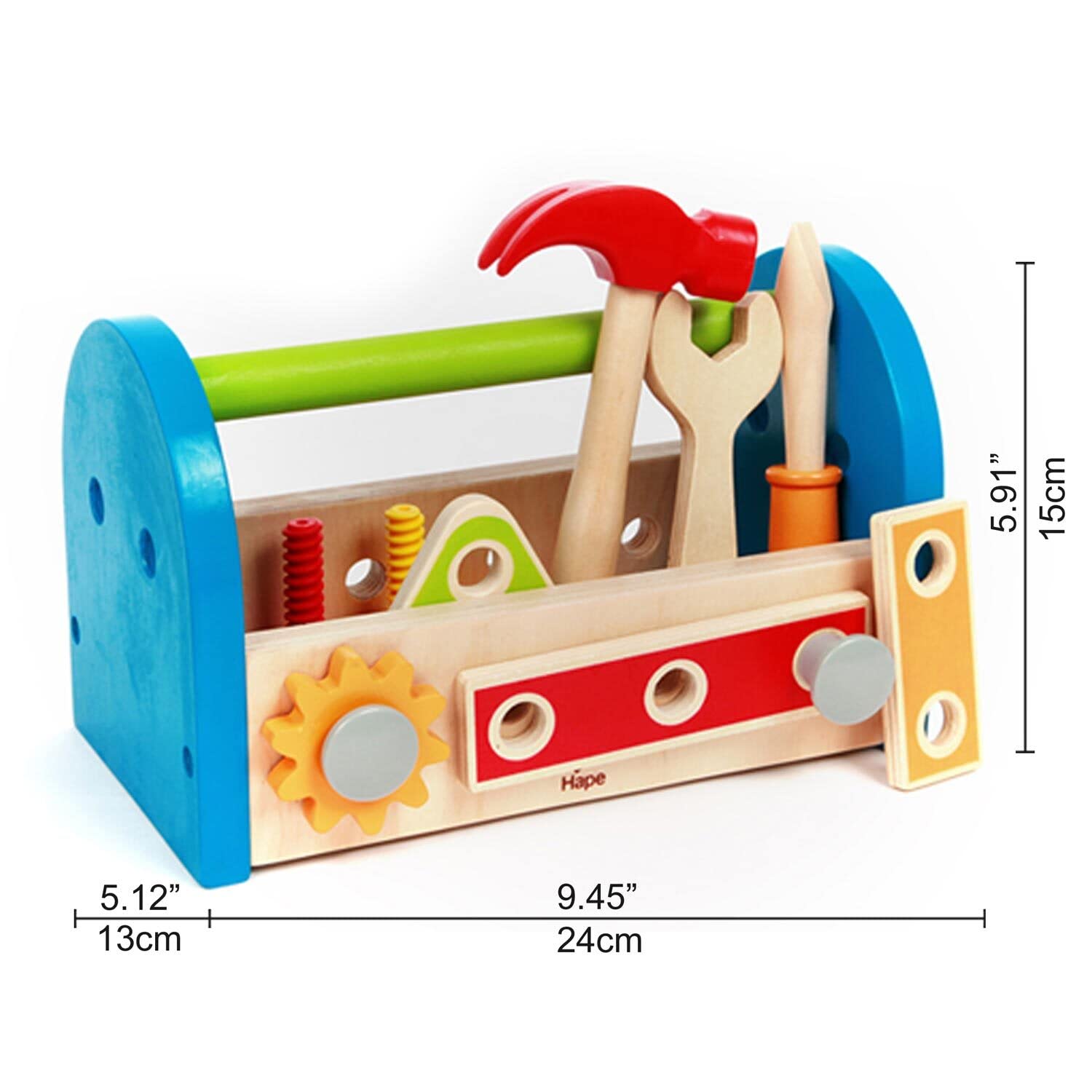 Foto 4 pulgar | Juego De Herramientas Hape Fix It De Madera, 14 Piezas, Para Niños Mayores De 3 Años - Venta Internacional.