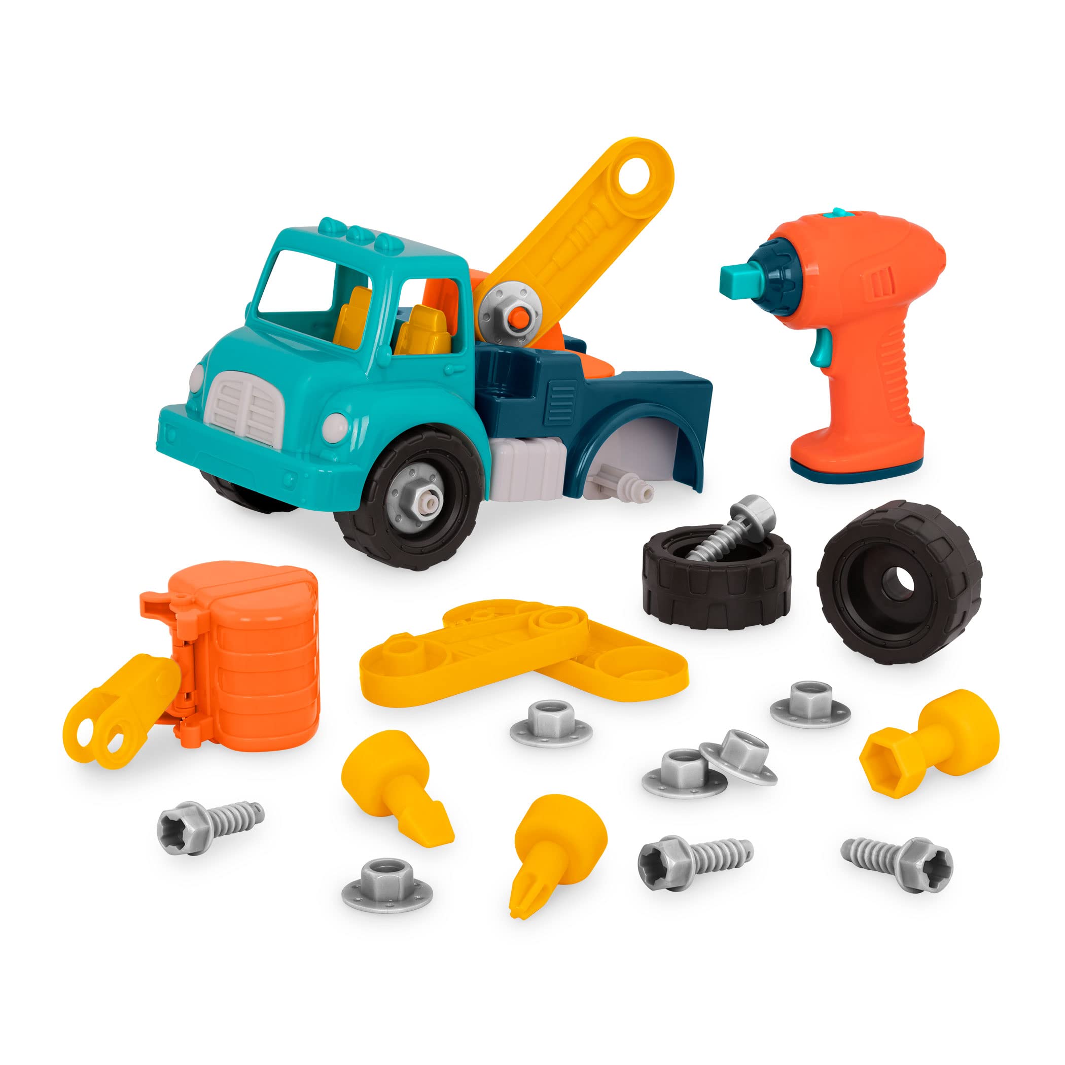 Grúa Desmontable Battat De Juguete De Construcción Con Taladro De Juguete 3+ - Venta Internacional.