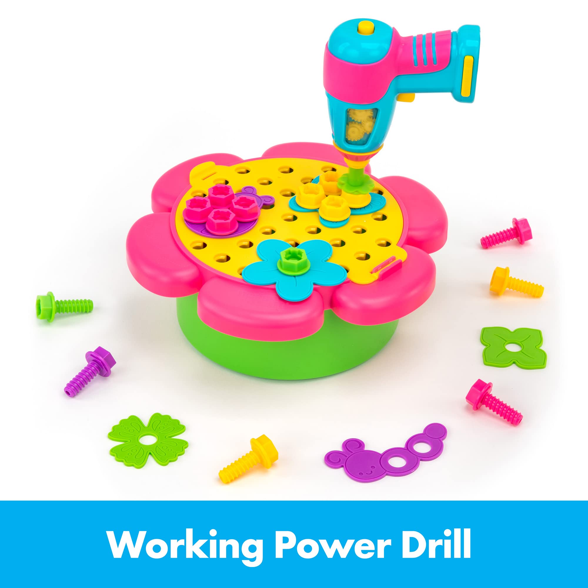 Foto 3 pulgar | Drill Toy Educational Insights Design & Drill Flower Power - Venta Internacional