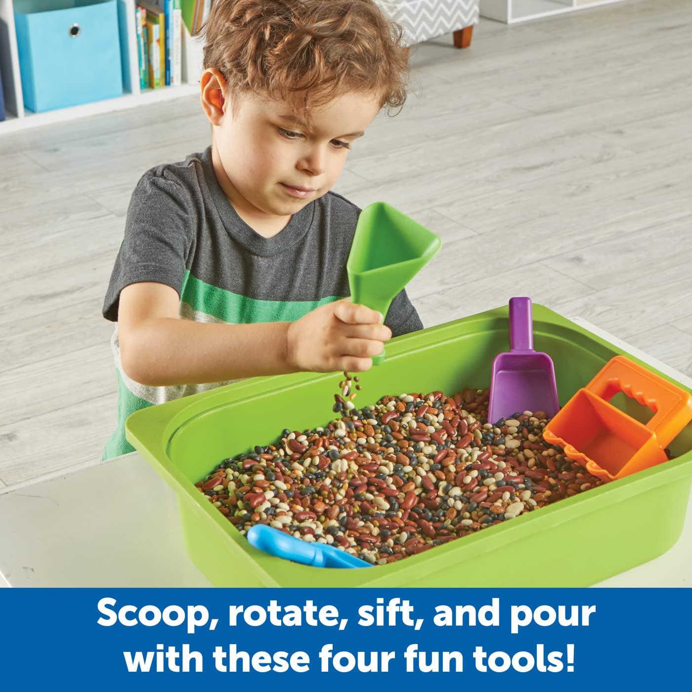 Foto 2 | Recursos De Aprendizaje De Sensory Scoops Helping Hands, 4 Piezas, Más De 3 Años - Venta Internacional.