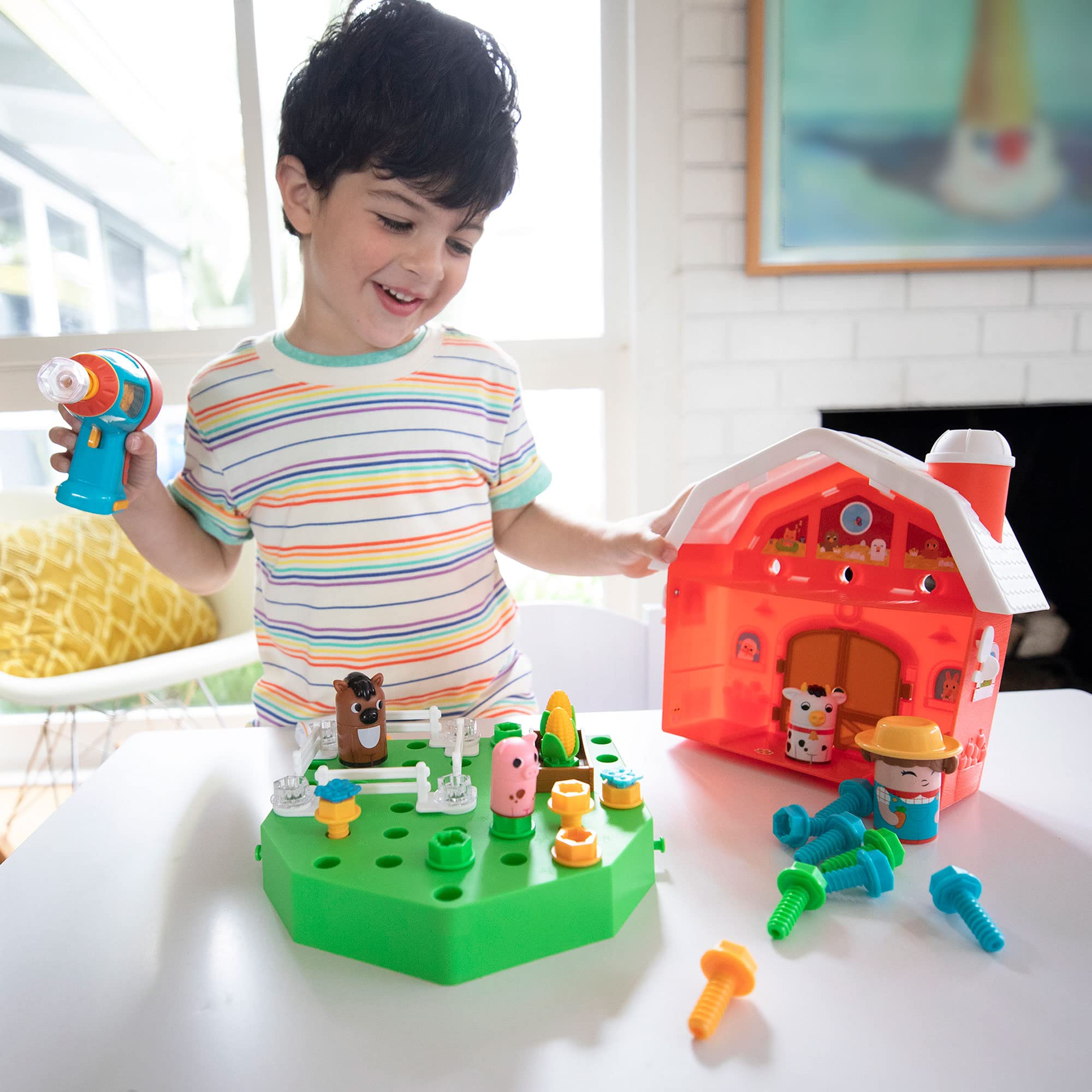 Foto 6 pulgar | Take Apart Toy Educational Insights Design & Drill Farm 3+ - Venta Internacional.